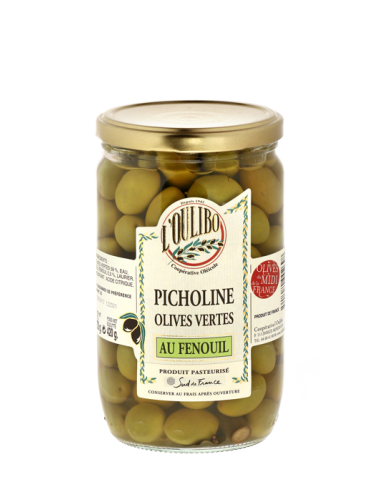 Picholines - Olives Vertes au Fenouil